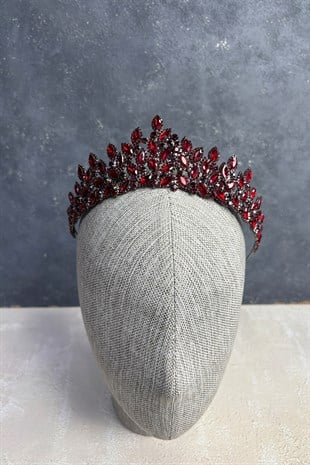 Bordo Asil Gelin Kına Tacı