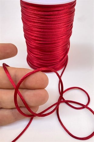 Bordo Brit İp Sıçan Kuyruğu 10 mt