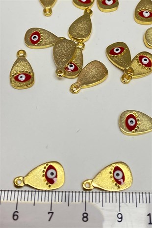 قلادة نمط عين Dammla عنابي قطعة واحدة