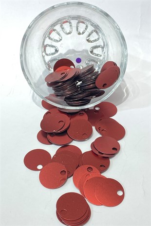 Bordo Patik ve Çanta Pulu 20 mm