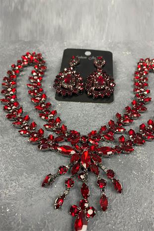 Sultan Crown Bridal Henna Hair Accessory and Stud Earring Set
