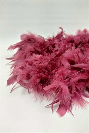Claret Red Hairy Luxury Halay Handkerchief 1 pcs