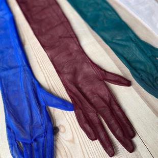 الجملة عنابي طويل قفازات الزفاف الأنيقة تول قفازات الزفاف / الزفاف / قفازات الحزب