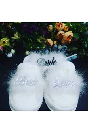 Brides Slippers and Tiara