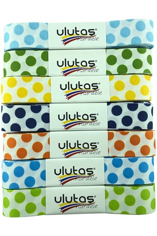 Büyük Puantiyeli Kurdele Grogren 10 mt