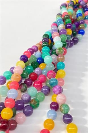 Çakra Ceyt Doğal Taş Dizi 8 mm