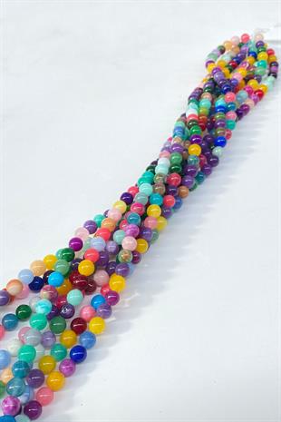 Çakra Ceyt Doğal Taş Dizi 8 mm