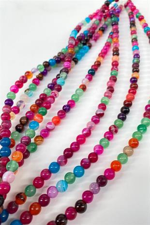 Çakra Doğal Taş Akik 6 mm