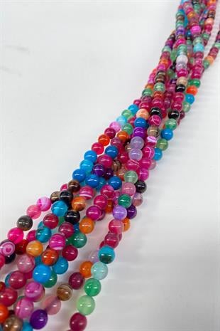 Çakra Doğal Taş Akik 6 mm