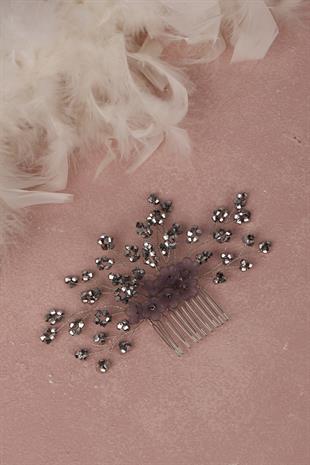 زهرة مطرز الزفاف ملحق الشعر مشط دبوس الشعر