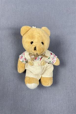 Çiçek Desenli Kıyafetli Erkek Ayıcık 