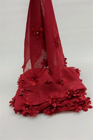 Flower Patterned Lux ​​Halay Handkerchief 1 pcs