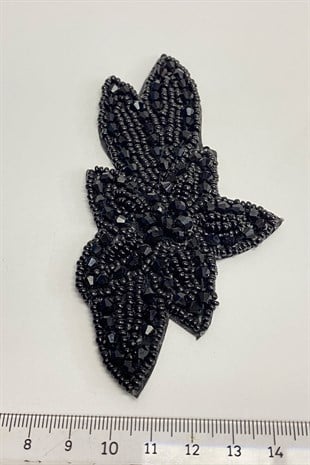 الأزهار نمط الحديد على حبة مطرزة زين