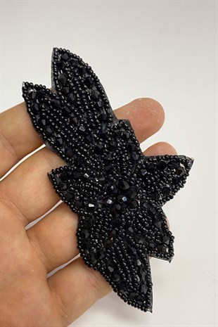 الأزهار نمط الحديد على حبة مطرزة زين