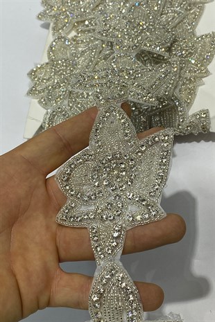 Flower Leaf Pattern Iron-on Border