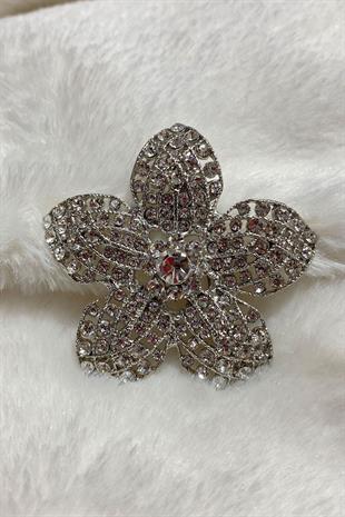 بروش فستان حجر الأزهار