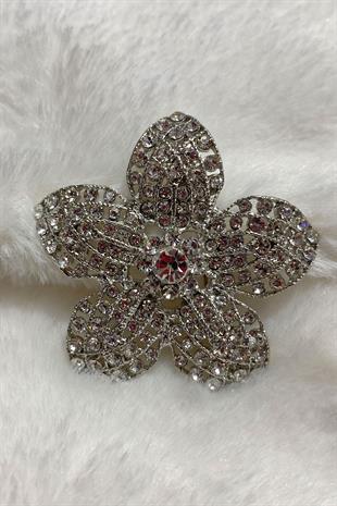 بروش فستان حجر الأزهار