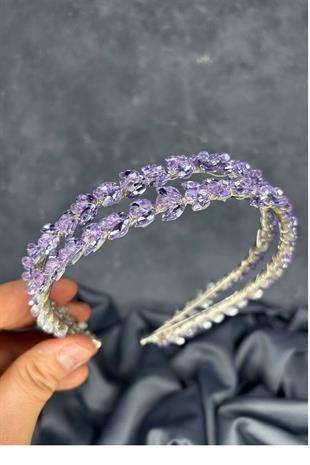 Double Row Stone Lea Bridal Hair Accessory Bridal Henna Crown