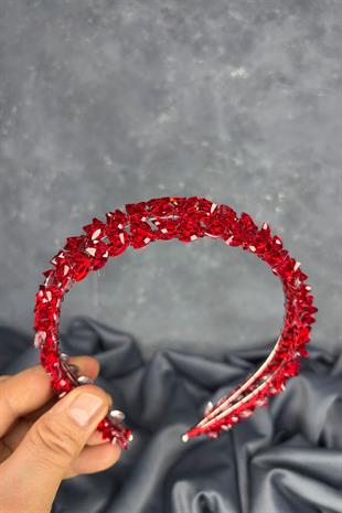 Double Row Stone Lea Bridal Hair Accessory Bridal Henna Crown