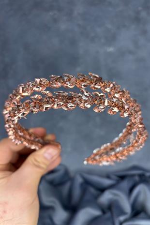 Double Row Stone Lea Bridal Hair Accessory Bridal Henna Crown