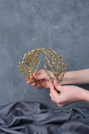 Double Sided Helen Bridal Henna Crown