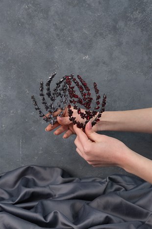 Double Sided Helen Bridal Henna Crown