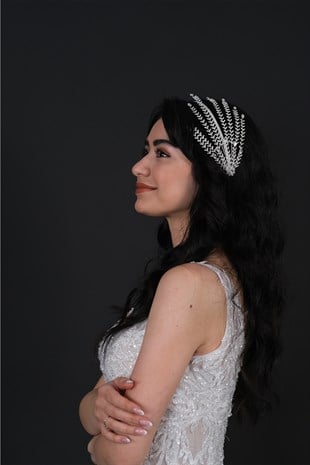 Double-Sided Helen Bridal Crown Hair Accessory