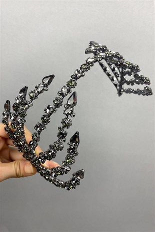 Çift Taraflı Helen Saç Aksesuarı Gelin Tacı