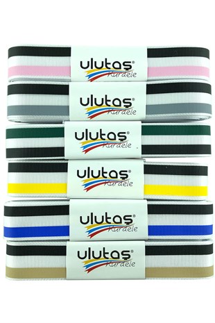 Çizgi Baskılı Grogren Kurdele 10 mt