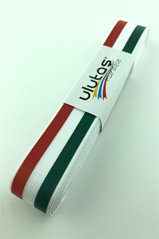 Çizgi Baskılı Kurdele Grogren 10 mt