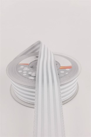 Çizgili Tafta Kurdele 2.5 Cm 20 mt