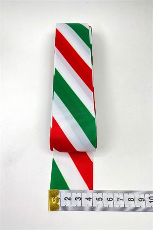 Striped Christmas Ribbon