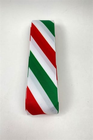 Striped Christmas Ribbon