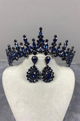 Cooker Bridal Henna Tiara and Stud Earrings Set