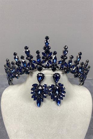 Cooker Bridal Henna Tiara and Stud Earrings Set