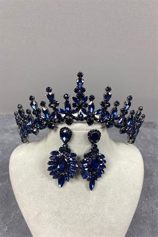 Cooker Bridal Henna Tiara and Stud Earrings Set