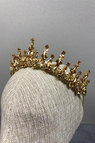 Cooker Bridal Henna Crown with Shiny Shuttle Stone