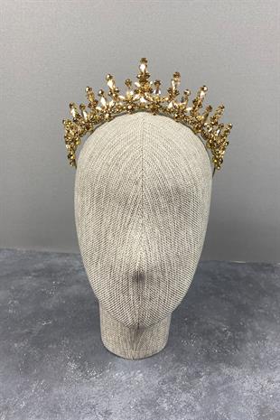 Cooker Bridal Henna Crown with Shiny Shuttle Stone