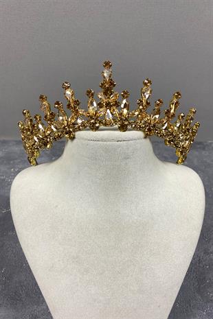 Cooker Bridal Henna Crown with Shiny Shuttle Stone