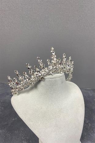 Cooker Bridal Crown with Shiny Shuttle Stone