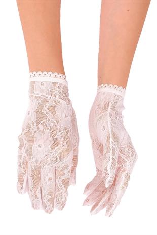 الجملة الدانتيل الكاحل طول قفازات الزفاف