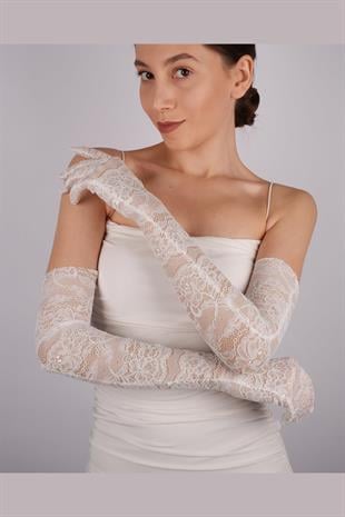 الجملة الدانتيل العضلة ذات الرأسين طويل قفازات الزفاف الطرف وقفازات الرقص