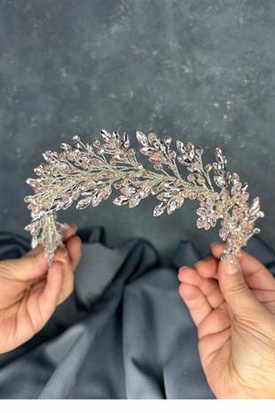 Işıltılı Defne Gelin Tacı