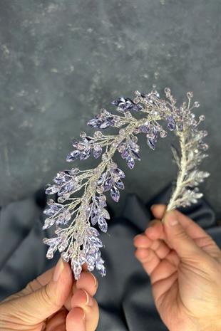 Işıltılı Defne Gelin Tacı