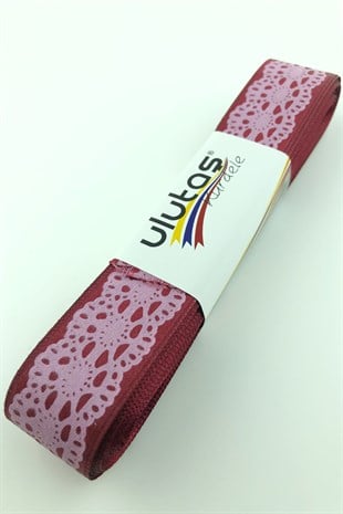 Desenli Saten 2,5 cm Kurdele