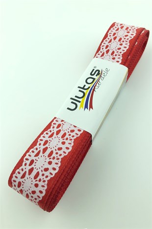 Desenli Saten Kurdele 2,5 cm