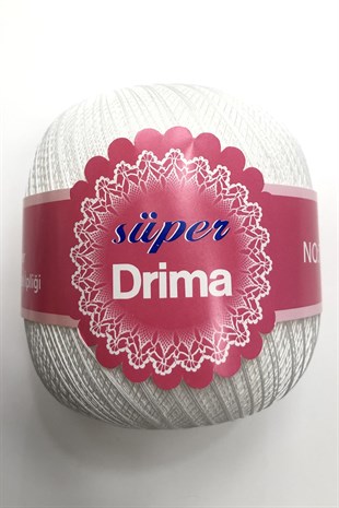 Drima White Lace Yarn No:70 100 gr (1 piece)