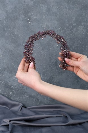 دورو مطرز تاج الشعر وإكسسوار العمامة