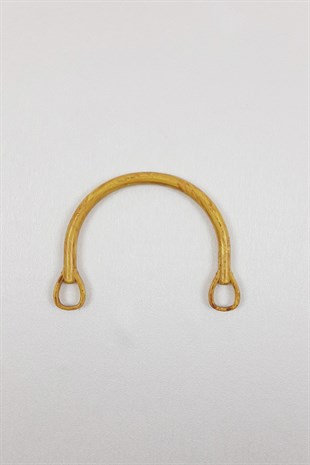 Düz Bambu Desenli Çanta Sapı