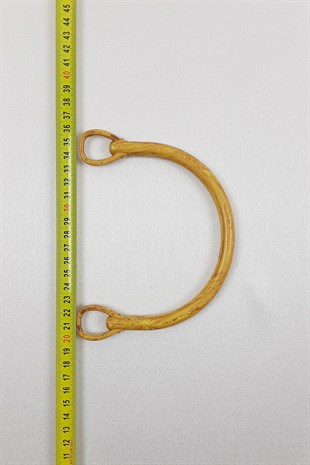 Düz Bambu Desenli Çanta Sapı